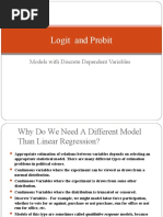 Logit and Probit: Models With Discrete Dependent Variables