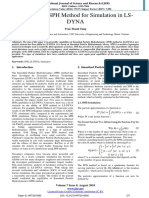 SPH Method Simulation in LS-DYNA