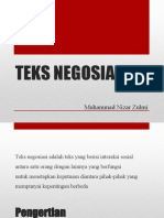 Materi Kelas X Teks Negosiasi