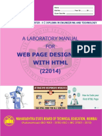 Web Page Designing With HTML