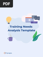 Training Needs Analysis Template