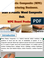 Wood Plastic Composite (WPC) Manufacturing Business-623225