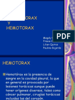 Neumotorax y Hemotorax
