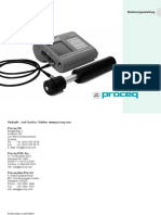 Parotester - Operating Instructions - German - High