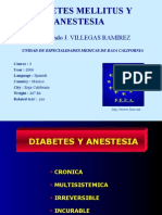 Diabetes y Anestesia