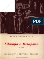 Michele Federico Sciacca Filosofia e Metafisica II PDF
