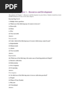 Geography Chapter 1 - Resources and Development