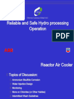 Reliable Hydro Processing Reactor Air Cooler Operation