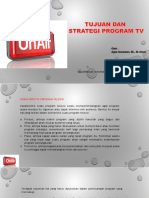 Tujuan Strategi Program TV