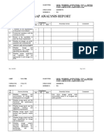 Gap Analysis Report: Sl. No. Process/Activity Compliance Remedial Action Comments Yes No N/A 1.0 Contract Review