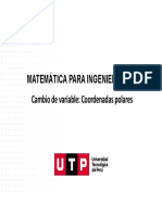 S13.s1 - Material - PPT - Cambio de Variable - Coordenadas Polares