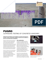 Fugro - Ultrasonic Testing of Concrete & Masonry