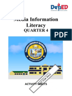 Media Information Literacy: Quarter 4