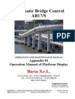 Appendix 1 - Platform Display Manual - AB17S SN 439 - 2019