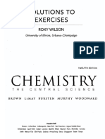 Chemistry The Central Science. Solution To Exercise