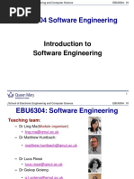 Introduction To Software Engineering