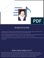 Percy Bysshe Shelley As A Romantic Poet