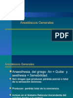 Anestésicos Generales