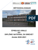 Oral DNB Guide Methodologique