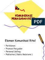 Komunikasi Pemasaran Ritel