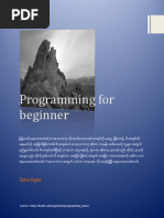 Programming For Beginner - Saturngod