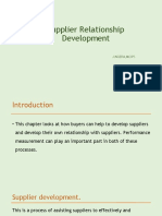 Chapter 5 - Supplier Relationship Development