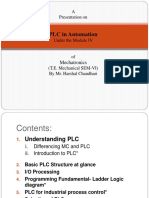 PLC in Automation: A Presentation On