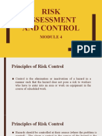 Risk Assessment & Control Module 4