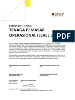 9 Skema Sertifikasi Okupasi Tenaga Pemasar Operasional