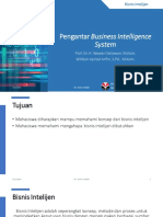 Pengantar Business Intelligence: System