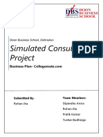 Simulated Consultancy Project: Doon Business School, Dehradun
