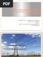 Power Line Communication:: A New Horizon in Broadband Communication