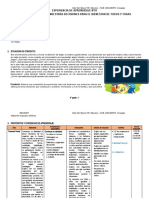 4° Grado - 1era Experiencia de Aprendizaje