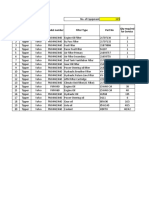 Service Schedule All Equiepment