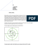 BTECH EEE 8th Sem Software Engineering Class Assignment on Spiral Model