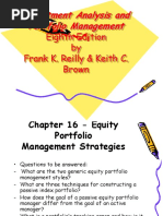 Investment Analysis and Portfolio Management: Eighth Edition by Frank K. Reilly & Keith C. Brown