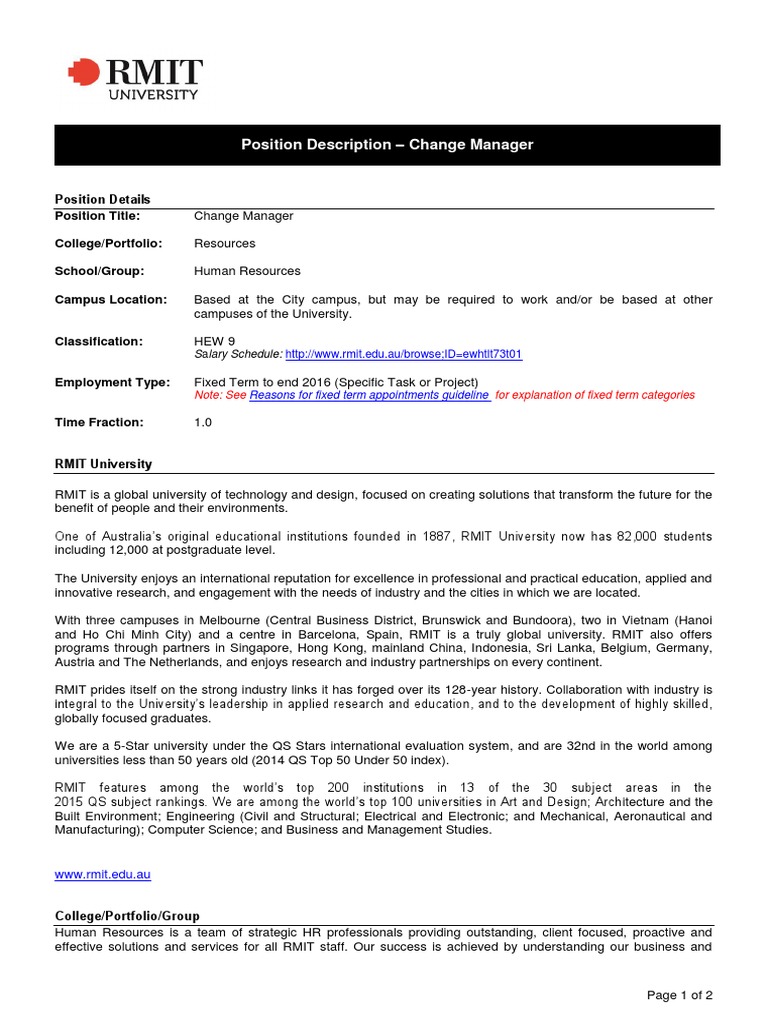 PD Enterprise Change Manager PDF Project Management Human Nature