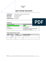 Project Charter Document: Project Name: Department: Focus Area: Product/Process: Courseware