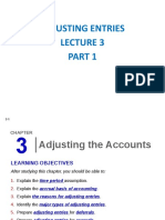 Lecture 3 Part 1 - Adjusting The Accounts