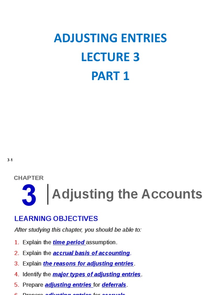 Accounting Adjustments Guide | PDF | Deferral | Debits And Credits