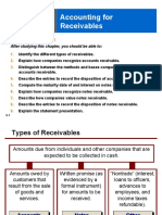 Accounting For Receivables: Learning Objectives