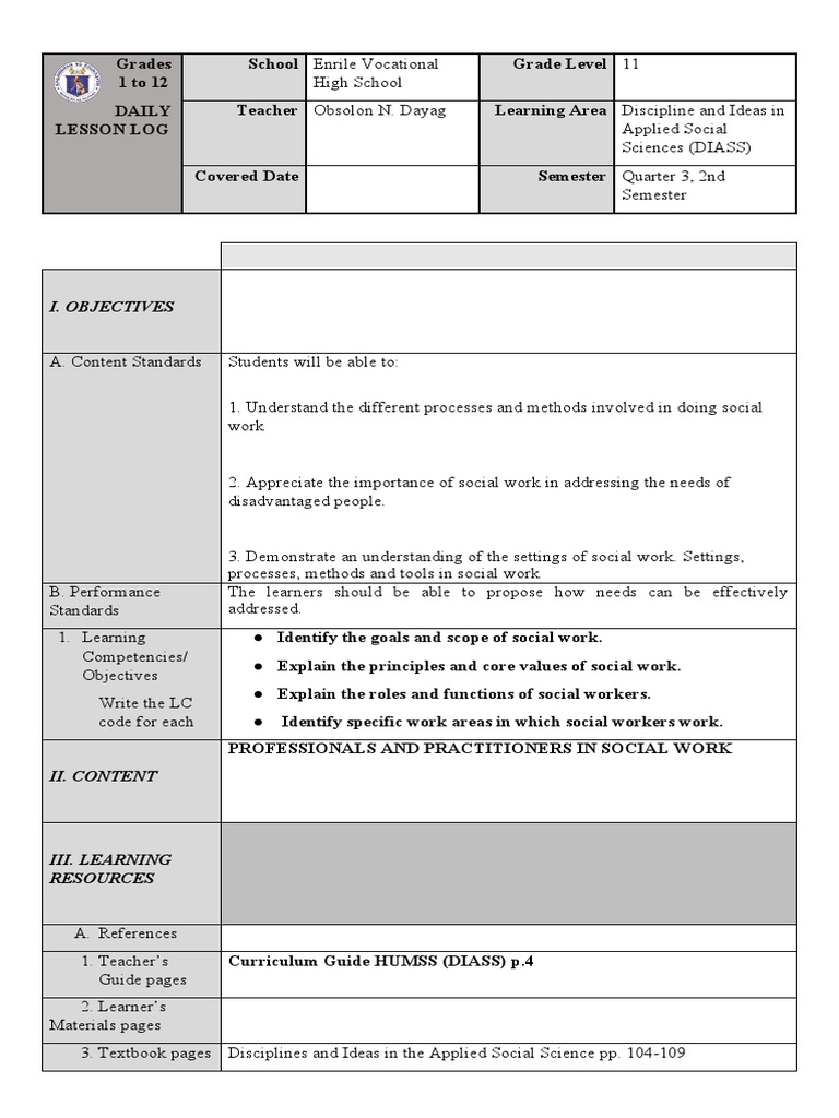 CO Plan PDF Social Work Teachers