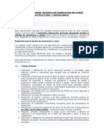 Especificaciones Tecnicas Estructuras de Acero