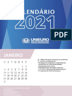 Calendario - Unieuro - Ead - 2021 - 1