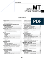 Manual Transaxle: Section