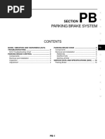 Parking Brake System: Section