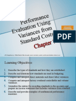 Perfo Rmanc e Evalu Ation Using Varian Ces FR Om Stand Ard C Osts Chapt Er7 Chapt Er7