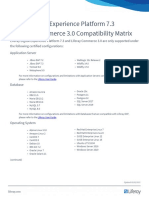 Liferay DXP 7.3 Compatibility Matrix
