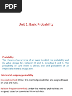 Unit 1 (Probability)