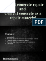 Cement Concrete Repair: A Guide to Proper Evaluation and Maintenance